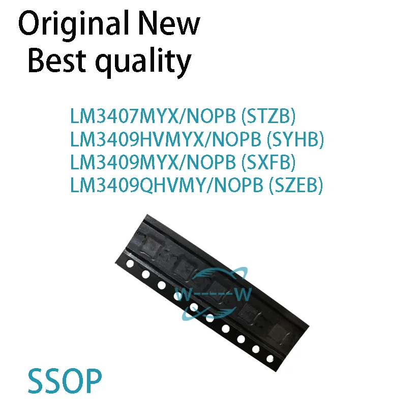 (10 PCS)NEW LM3407MYX STZB LM3409HVMYX SYHB LM3409MYX SXFB LM3409QHVMY NOPB SZEB LM3407 LM3409HV LM3409 LM3409QH SSOP IC