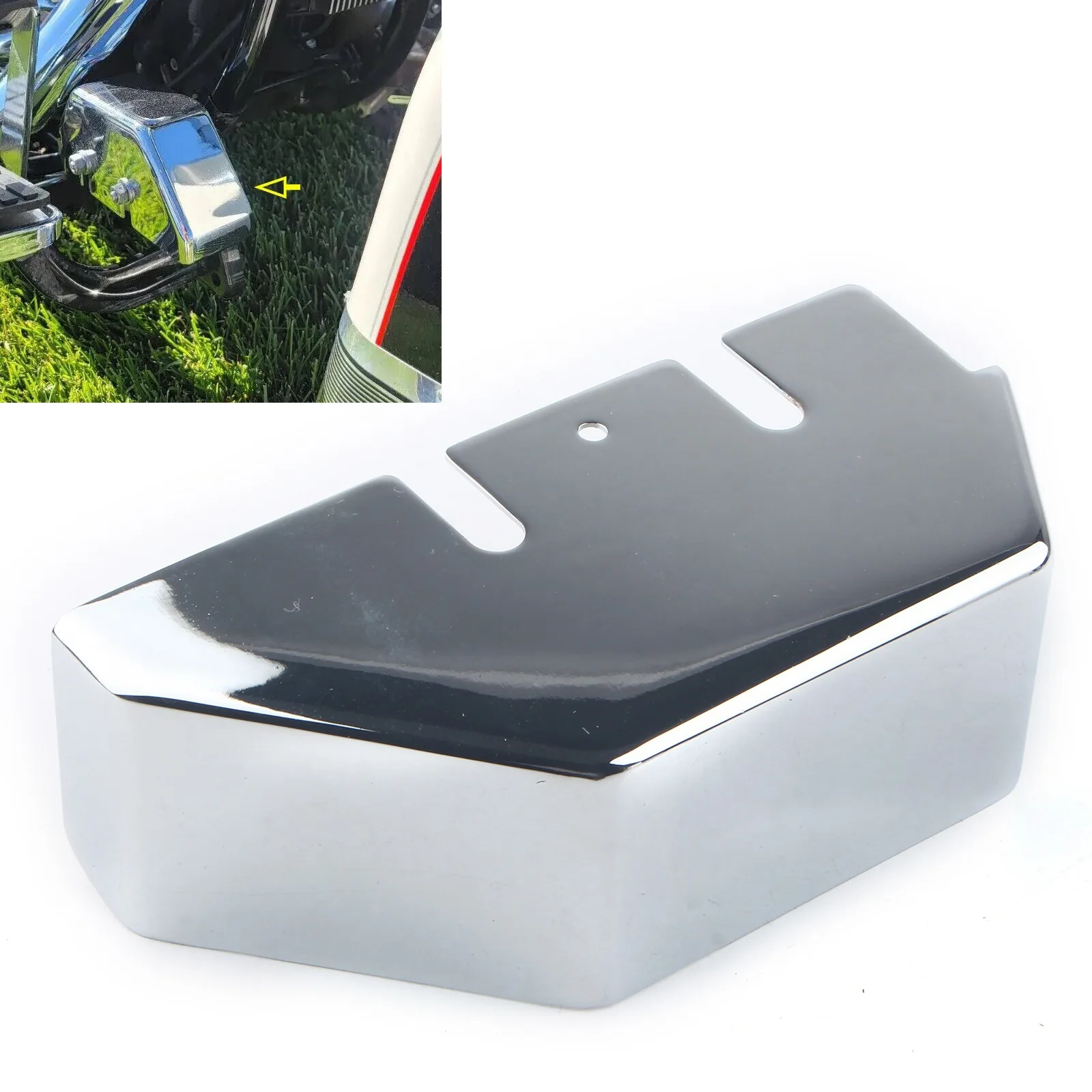 Motorcycle Rear Brake Master Cylinder Cover For Harley Davidson FLSTC Heritage Softail Classic 1988-1999 FLST FLSTF FLSTN FLSTS