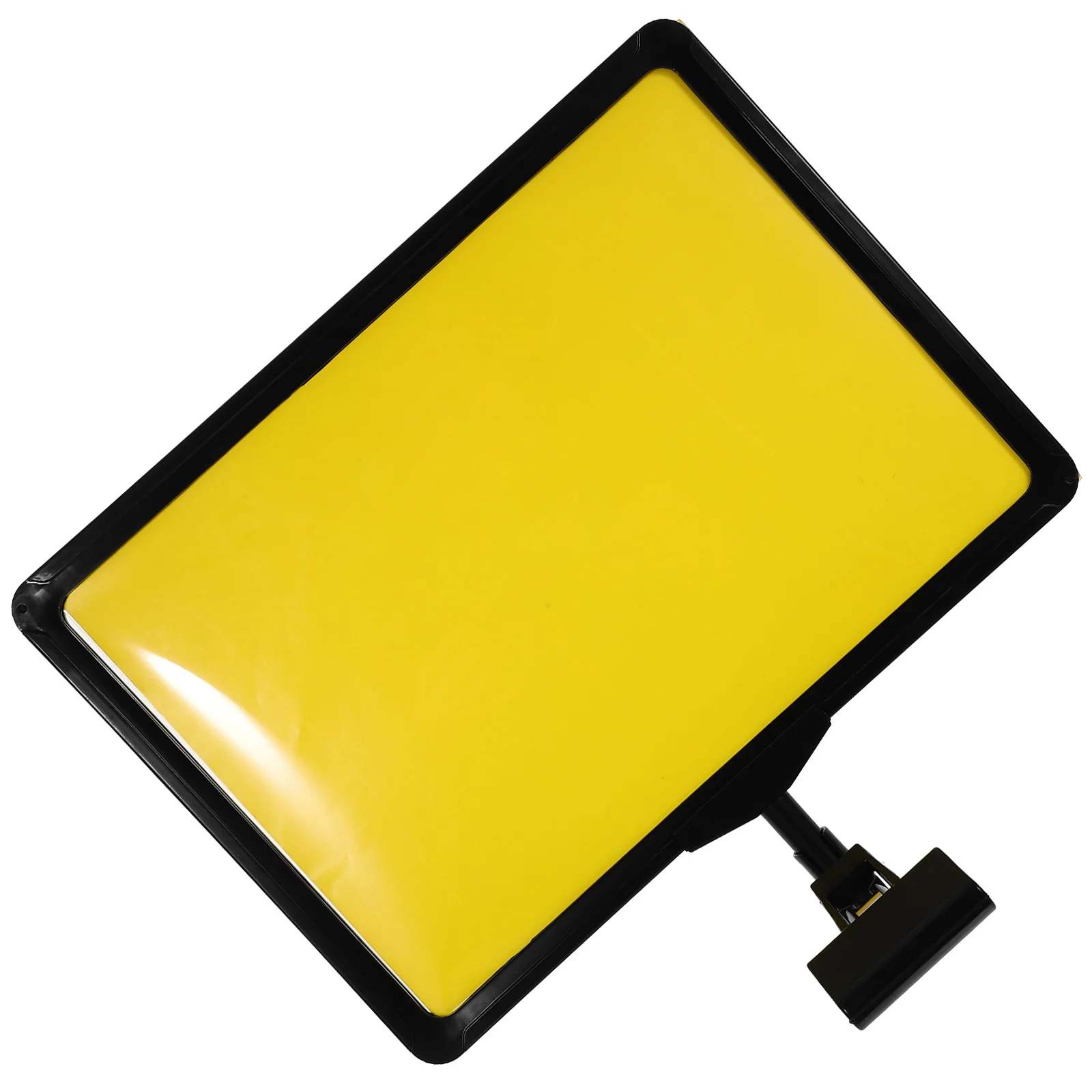 

A4 Price Tags Black Frame Yellow Paper Safe Long Use Practical Business Shops Restaurants Weddings Banquets Retail