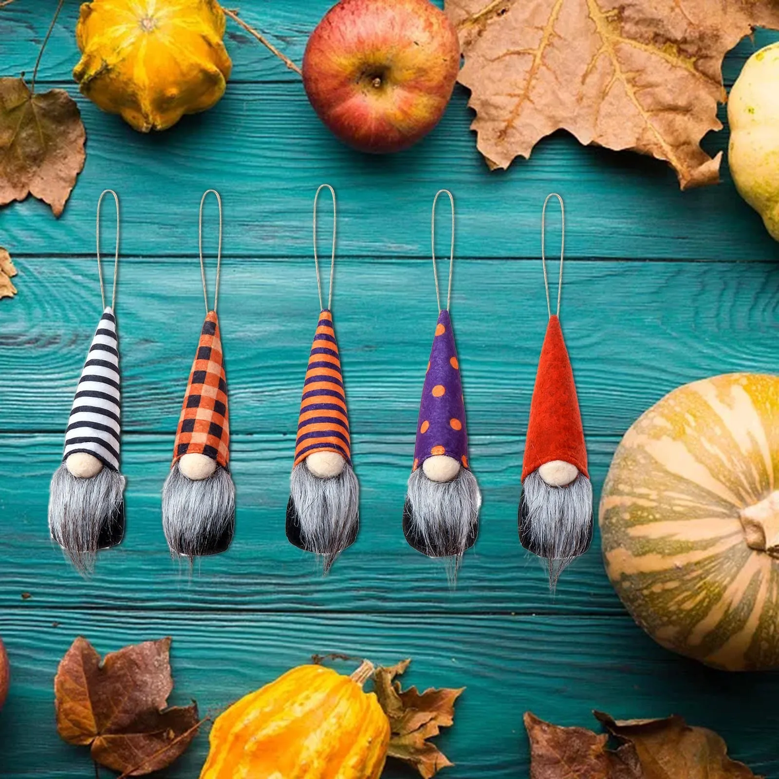 زينة الهالوين المعلقة القطيفة القزم قلادة صغيرة معلقة زخرفة لطيف دمية مجهولي الهوية تمثال المنزل ملحقات الدعامة للحفلات