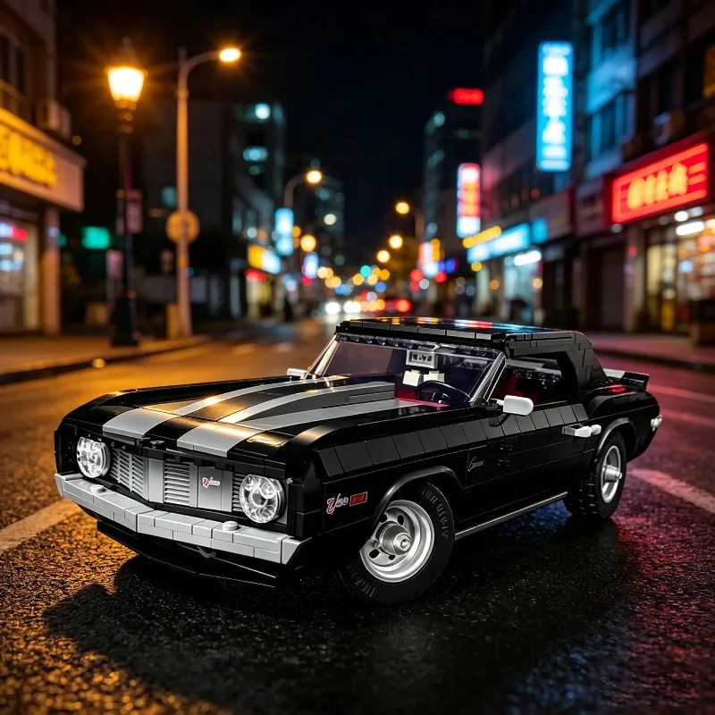 moc-camaro-z28-classic-muscle-car-model-meticulously-detailed-handcrafted-assembly-building-blocks-stylish-desktop-display-orn