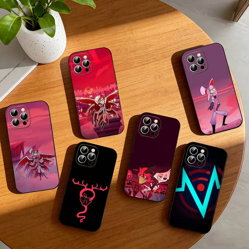 

PC-Hazbin H-Hotel Alastor Phone Case Silicone Soft For IPhone 17 16 15 14 13 12 11 X XR Plus Pro Max Plus