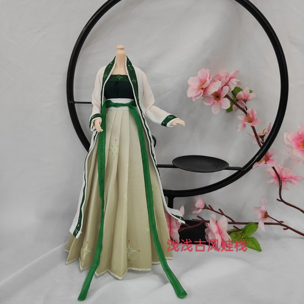 customize 1/6 Scale Female Chinese Hanfu Ancient Clothes Model Fit 12