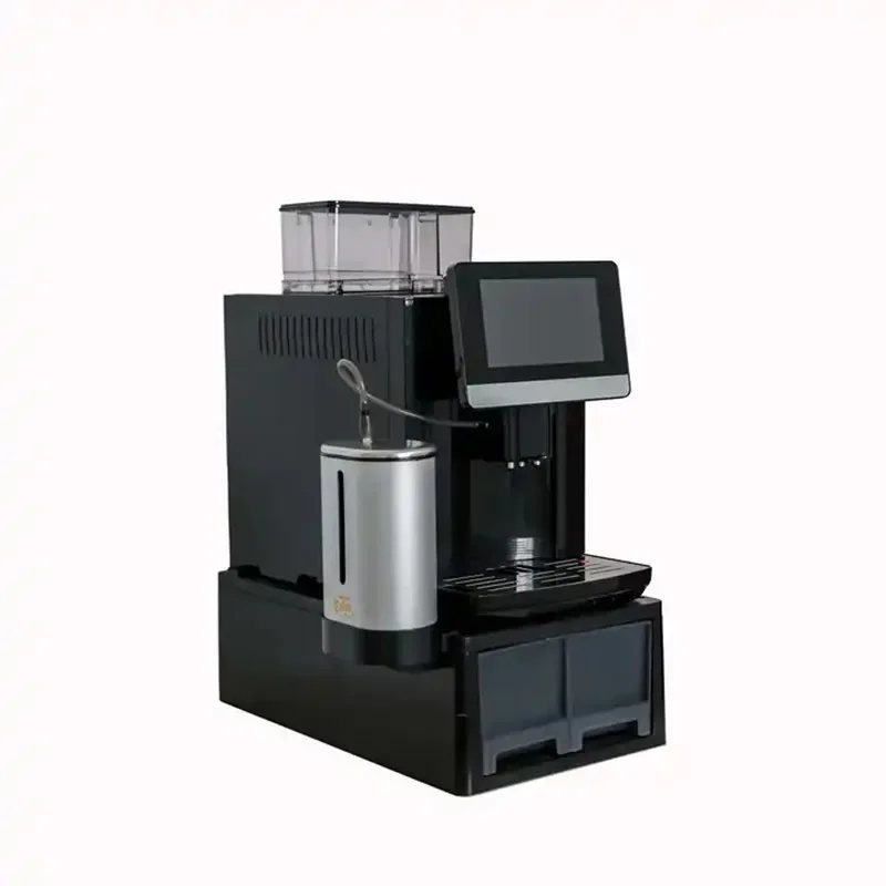 

Commercial Use 7 Inch Touch Screen 9 Languages 20 Beverages Double Latte Cappuccino Espresso Fully Automatic Coffee Machine