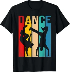 Breakdancing B-Boy Dance Tshirt Breakdance Dancer Gift abbigliamento donna magliette grafiche Vintage top