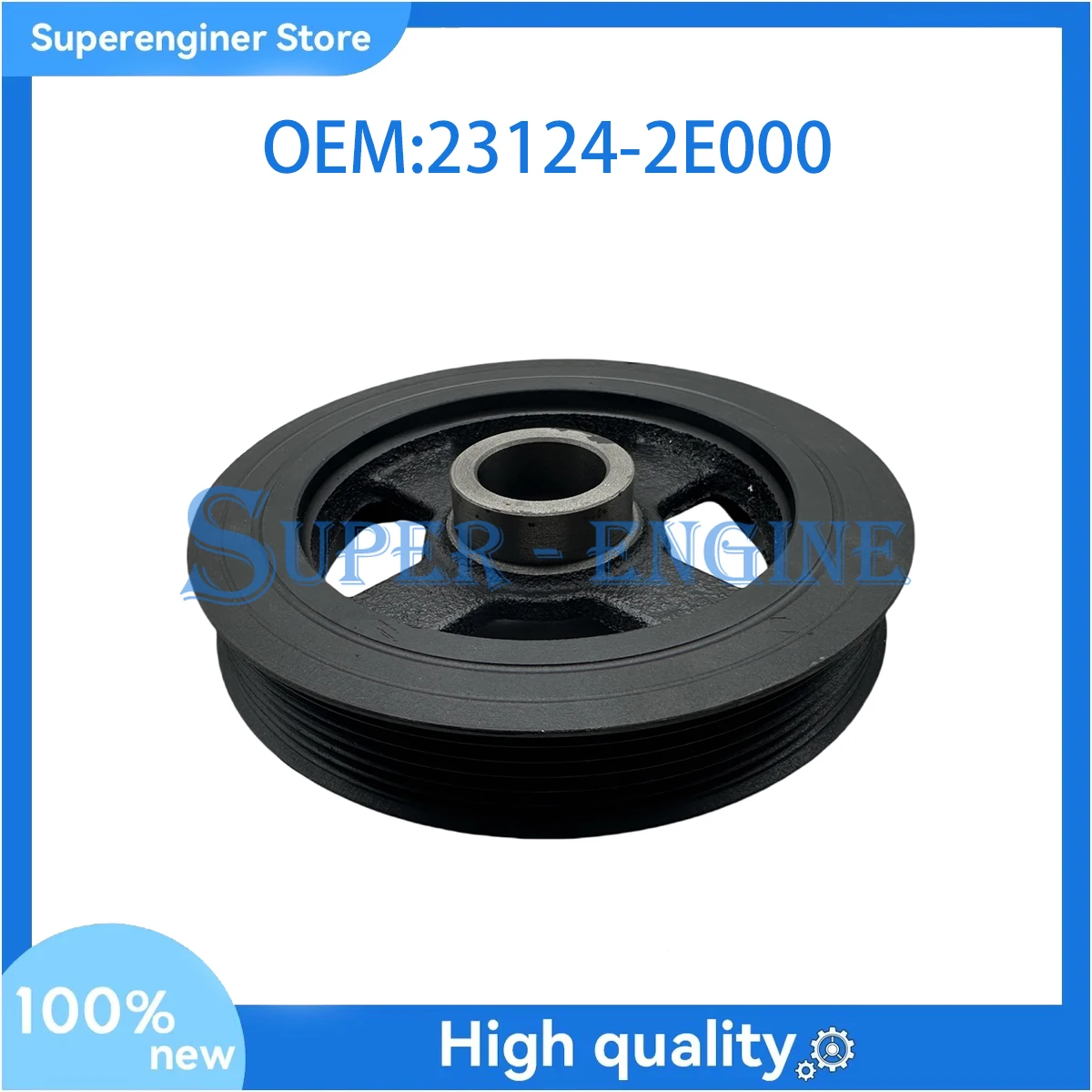 

231242E000 23124-2E000 Brand New Engine Crankshaft Pulley Fit For Hyundai Santa Fe Tucson 2006-2009 Kia Forte Soul