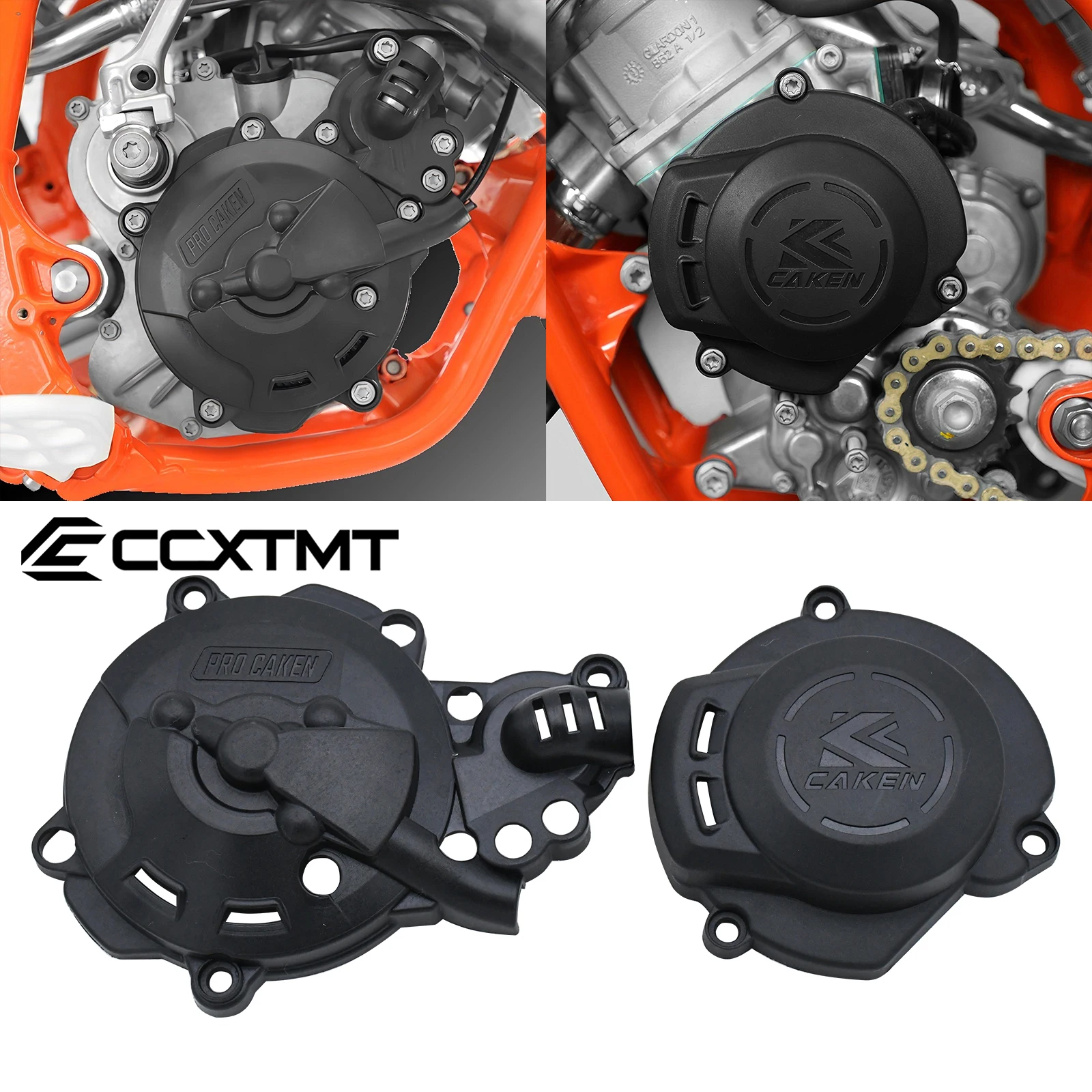 Motorcycle Clutch Cover Ignition Protector Guard For KTM SX65 SX 65 2024-2025 For GasGas MC65 MC 65 2024-2025