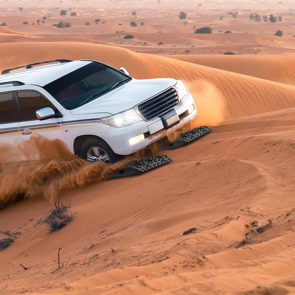 

Комплект из 2 аварийных противоскользящих ковриков для тракции, для экстренного выхода из грязи и песка, для автомобилей