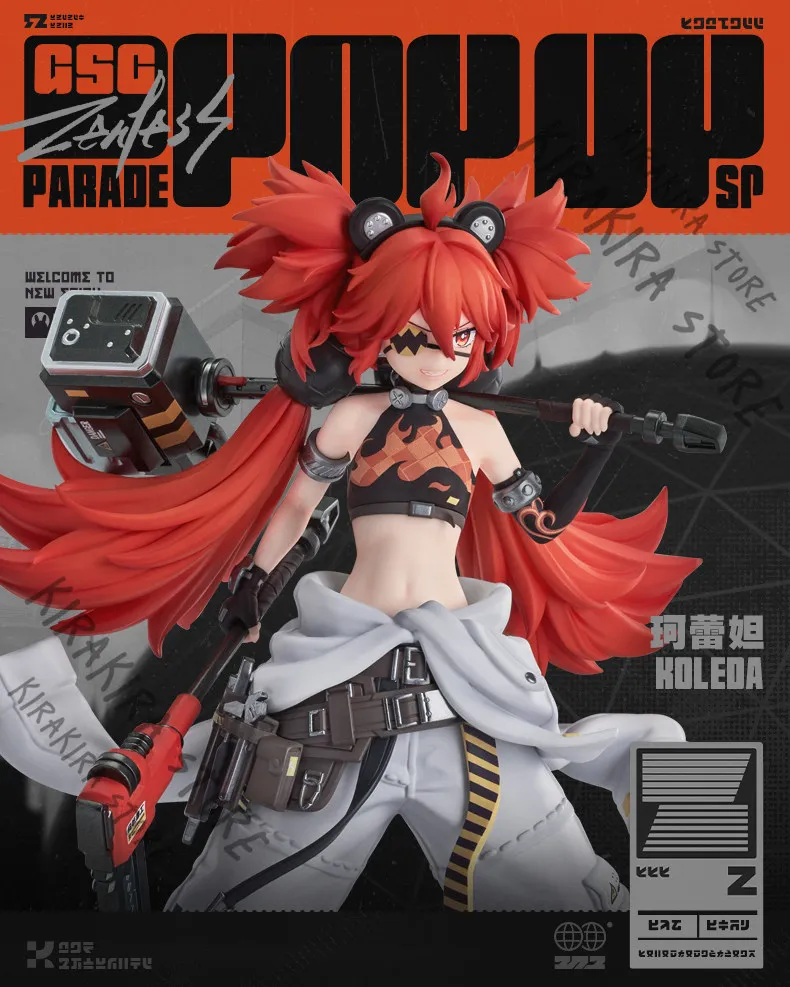 Zenless Zone Zero Koleda Belobog Official Garage Kits Figurine Model Kit Cosplay Mascot Ornament Genuine Periphery Gifts