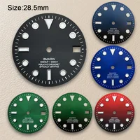 Cadran SUB dégradé avec Logo S, 28.5mm, adapté au mouvement NH35/NH36/4R/7S, bleu glace lumineux, accessoires de Modification de montre de haute qualité 1