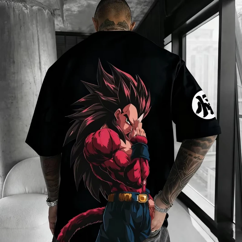 

Мужская футболка с принтом японского аниме Dragon Ball, детская футболка Majin Buu для мальчиков, детская футболка с короткими рукавами в стиле Харадзюку, летняя одежда