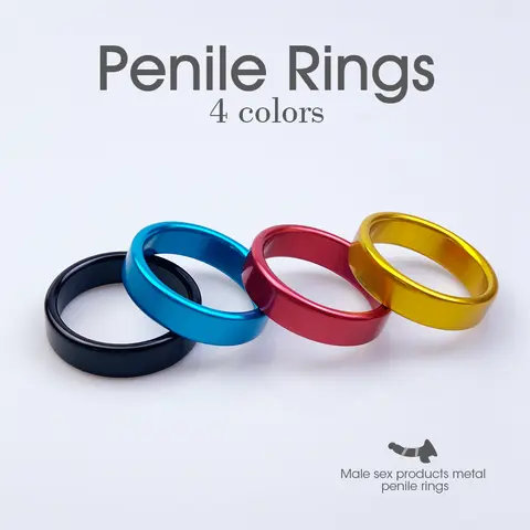 Metal penis ring dick hardness exercise cock ring Delay Ejaculation Male Scrotum Testis Restraints scrotum bondage male sex toys