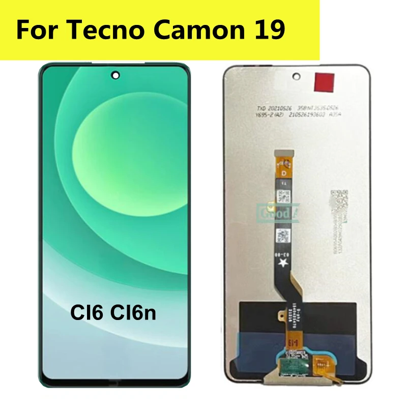 

6.8 Inch For Tecno Camon 19 CI6n LCD Display Touch Screen Digitizer Panel Assembly For Tecno Camon19 CI6 display