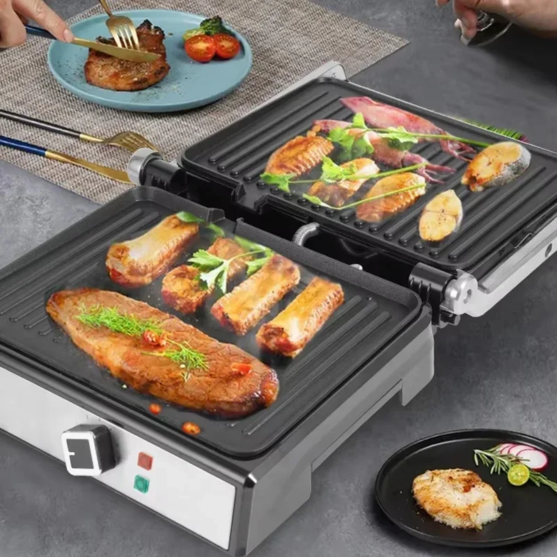 

PBOBP Double-sided Steak Grill Timing Multi-function Non-stick Frying Machine Intelligent Automatic Electric Baking Pan