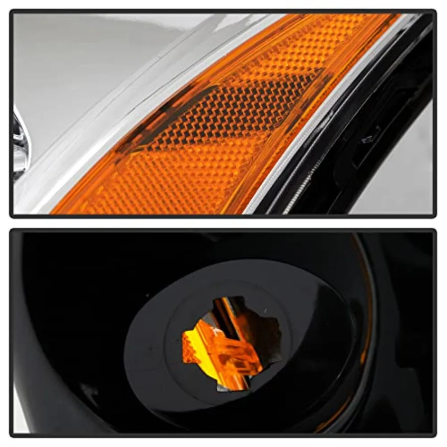 20082011 Focus S SE SES SEL كوبيه سيدان OE نمط كروم المصابيح الأمامية مجموعة المصابيح الأمامية اليسار + اليمين لتعزيز الرؤية أ