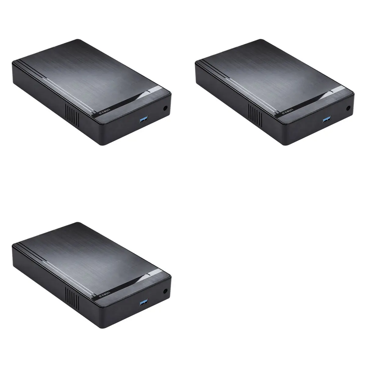 update. 3pcs 3.5inch HDD Case SATA to USB 3.0 Adapter External Hard Drive Enclosure for 2.5/3.5in SSD Disk HDD US PLUG