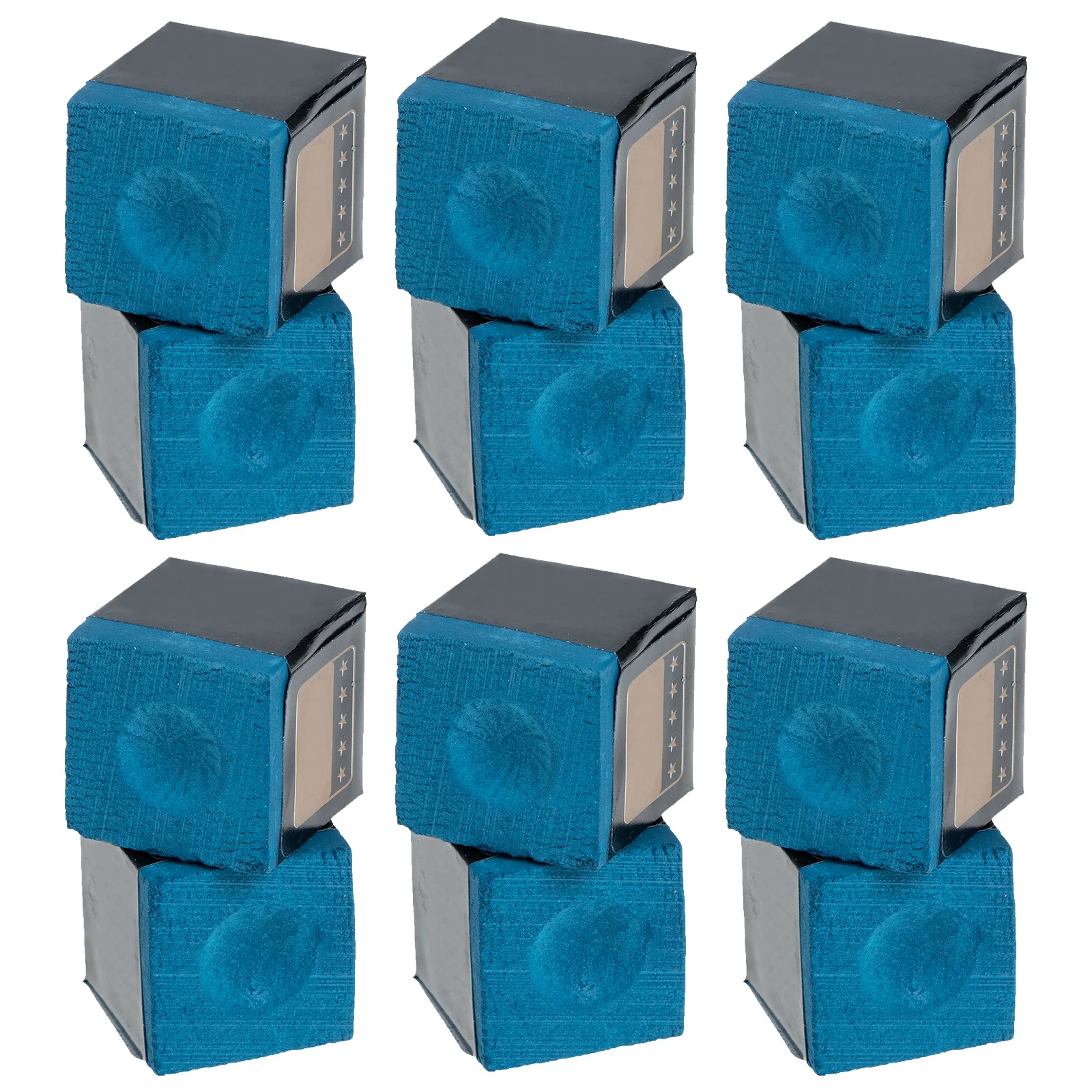 

12pcs Pool Chalk Billiards Powder for Pool Sticks Snooker Accessories Table White Surface Friction Error