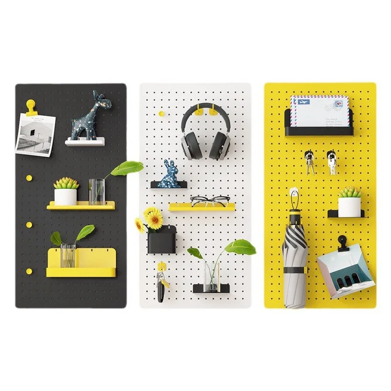 

Индивидуальная входная стойка с металлическими отверстиями, без перфорации, кабинет в спальне, декоративная стойка для отделки стен киберспортивной комнаты