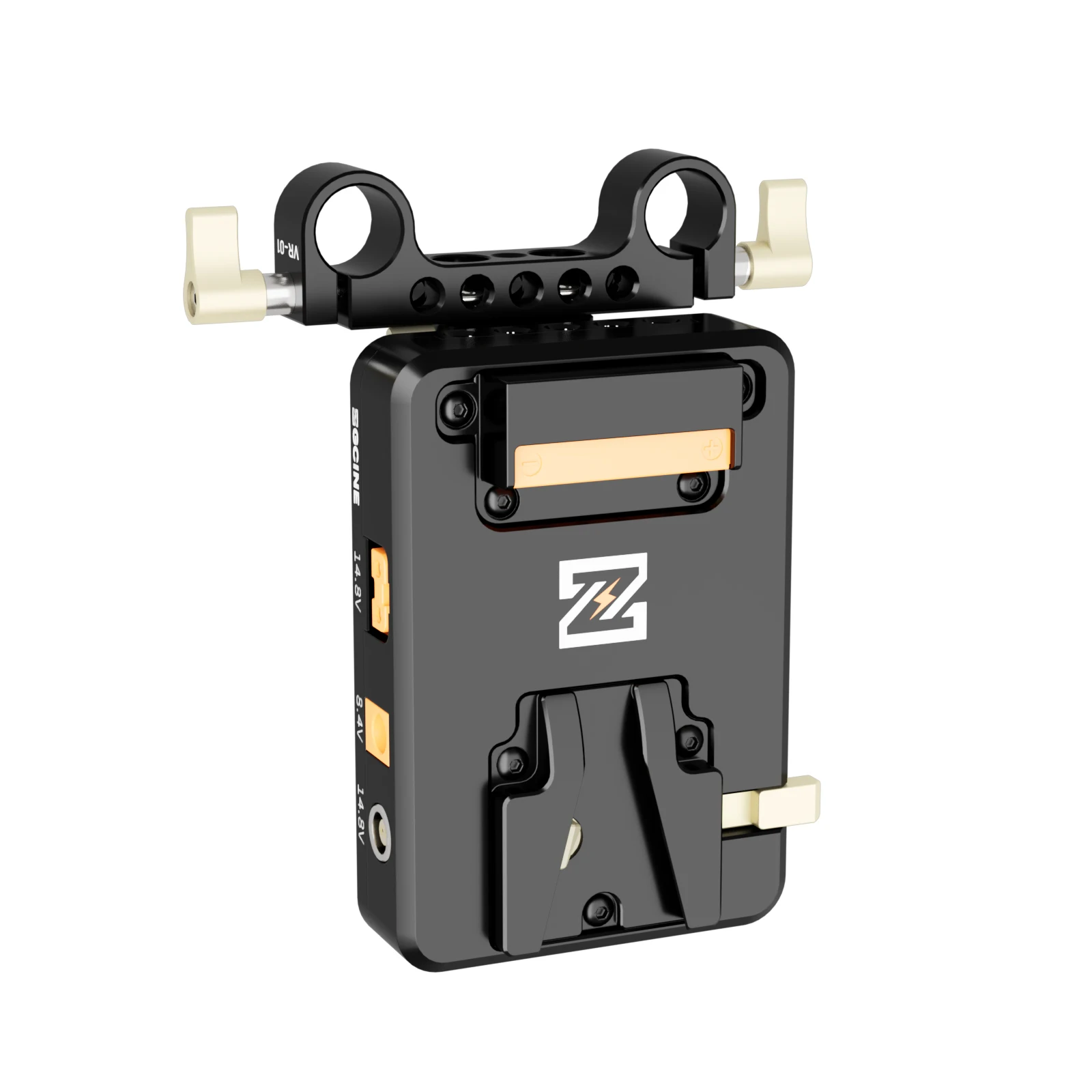 ZGCINE VP2 Kit3 V MOUNT Plate PD 15V With 15MM Rod Clamp Standard V Battery V-Lock Plate Adapter for BMPCC 4K 6k RED DSLR Camera