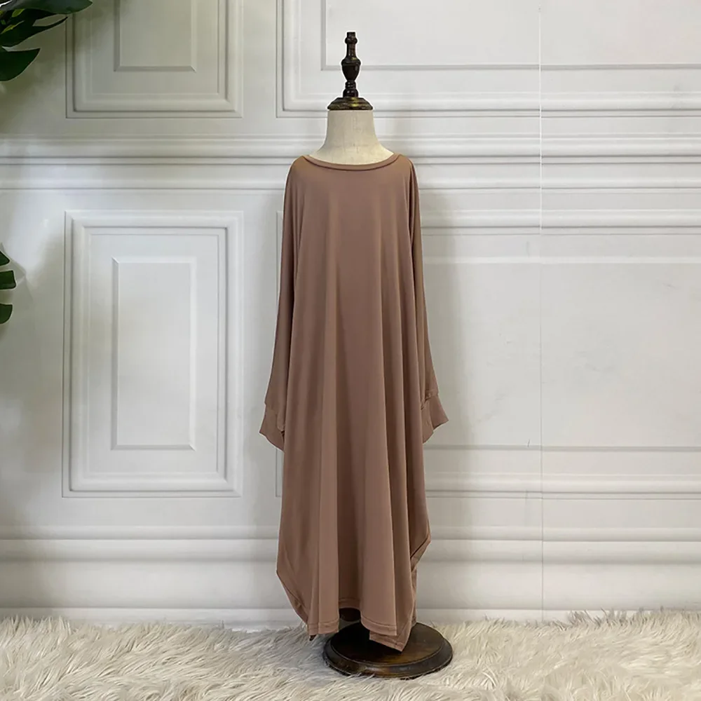 Eid Ramadan Abaya enfants filles Robe ample musulman Khimar enfants longue Robe Maxi arabe turquie Islam prière caftan robes vêtements