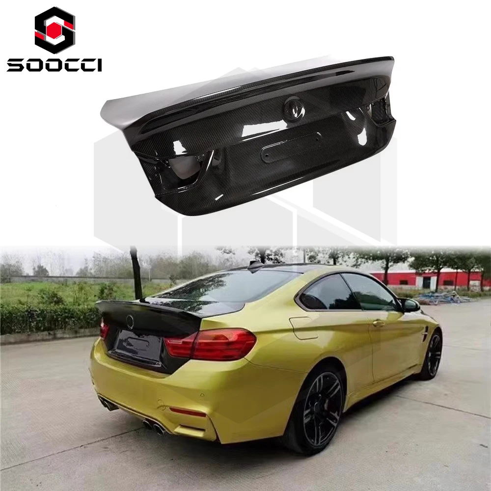 

F82 M4 Carbon Fiber CSL Style Trunk Lid Cover for BMW 4 Series F32 420i 430i 440i F82 M4 Coupe Car Rear Cover Trunk Tail Lid