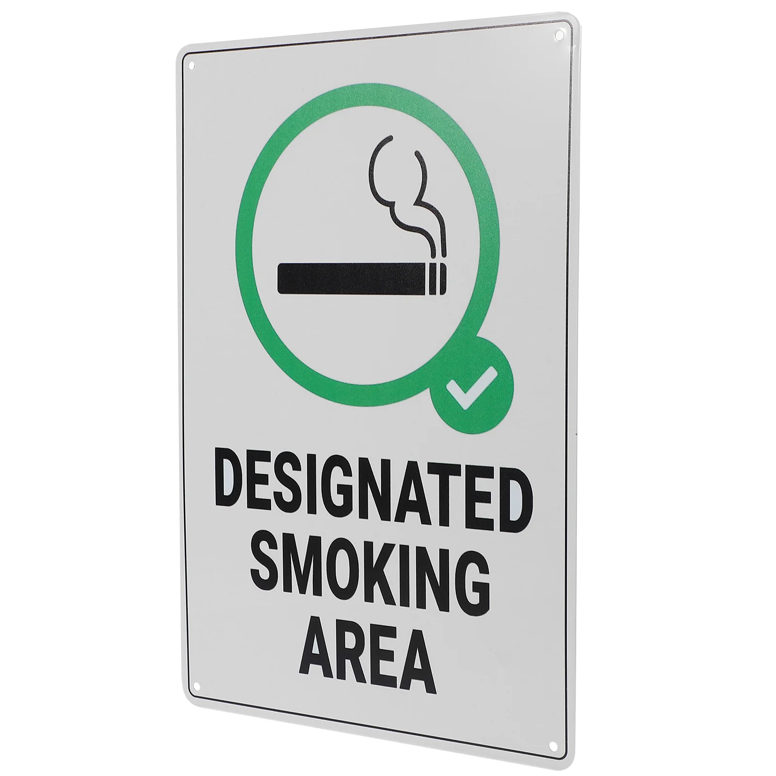 

Smoking Area Sign Signboard for Home Clear Printing Signs Hanging Wall Creative