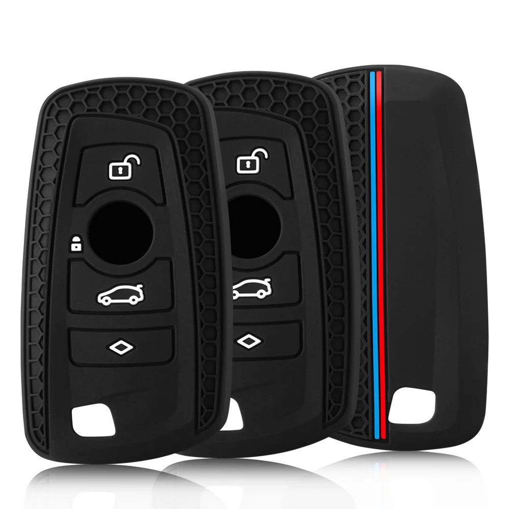 سيليكون سيارة مفتاح بعيد غطاء لسيارات BMW 1 2 3 4 5 6 7 سلسلة X1 X3 X4 X5 X6 F36 F25 F26 F30 F34 F10 F07 F20 Z10 G30 F15 F16