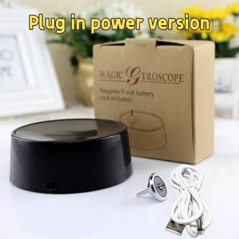

Magnetic Permanent Gyroscope Keeps Spinning Creative Physics Teaching Instrument Model Desktop Fun Stress Relief Toy
