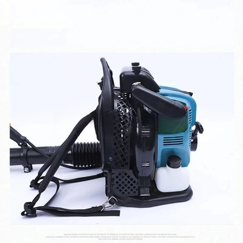 Four-Stroke 75.6cc Backpack Snow Blower Park Deciduous Road Dust Remove Air Blower Leaf Blower