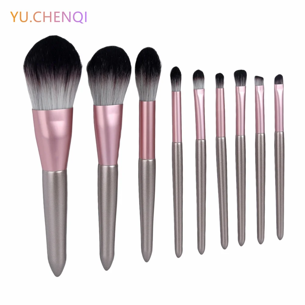 

9Pcs Makeup Brush Set Eye Shadow Brush Blush Concealer Brush Cosmetics High Quality Professional Women Foundation Beauty Tools