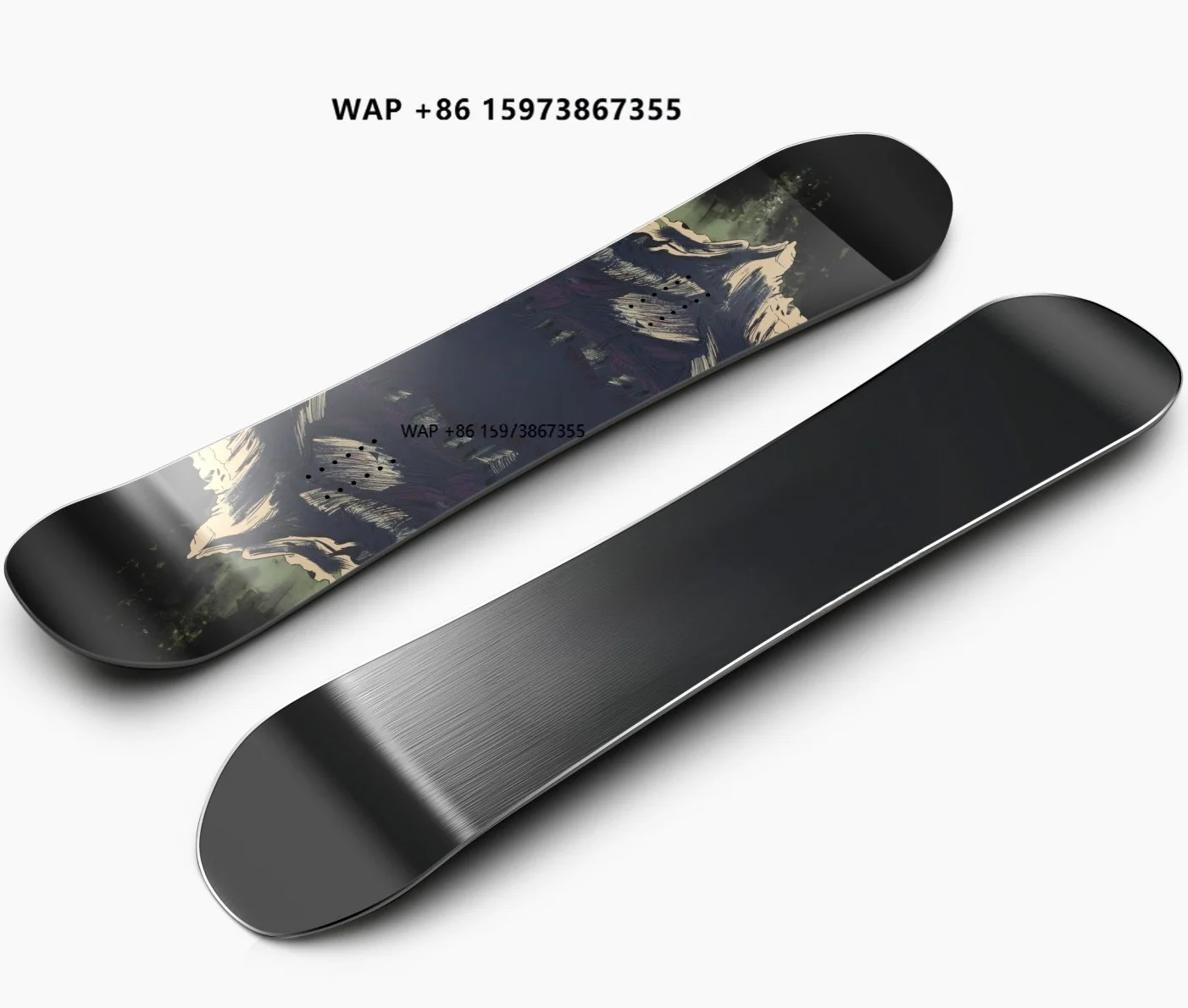 Carbon Fiber Freestyle Winter Sport Camber Snowboard for Adult