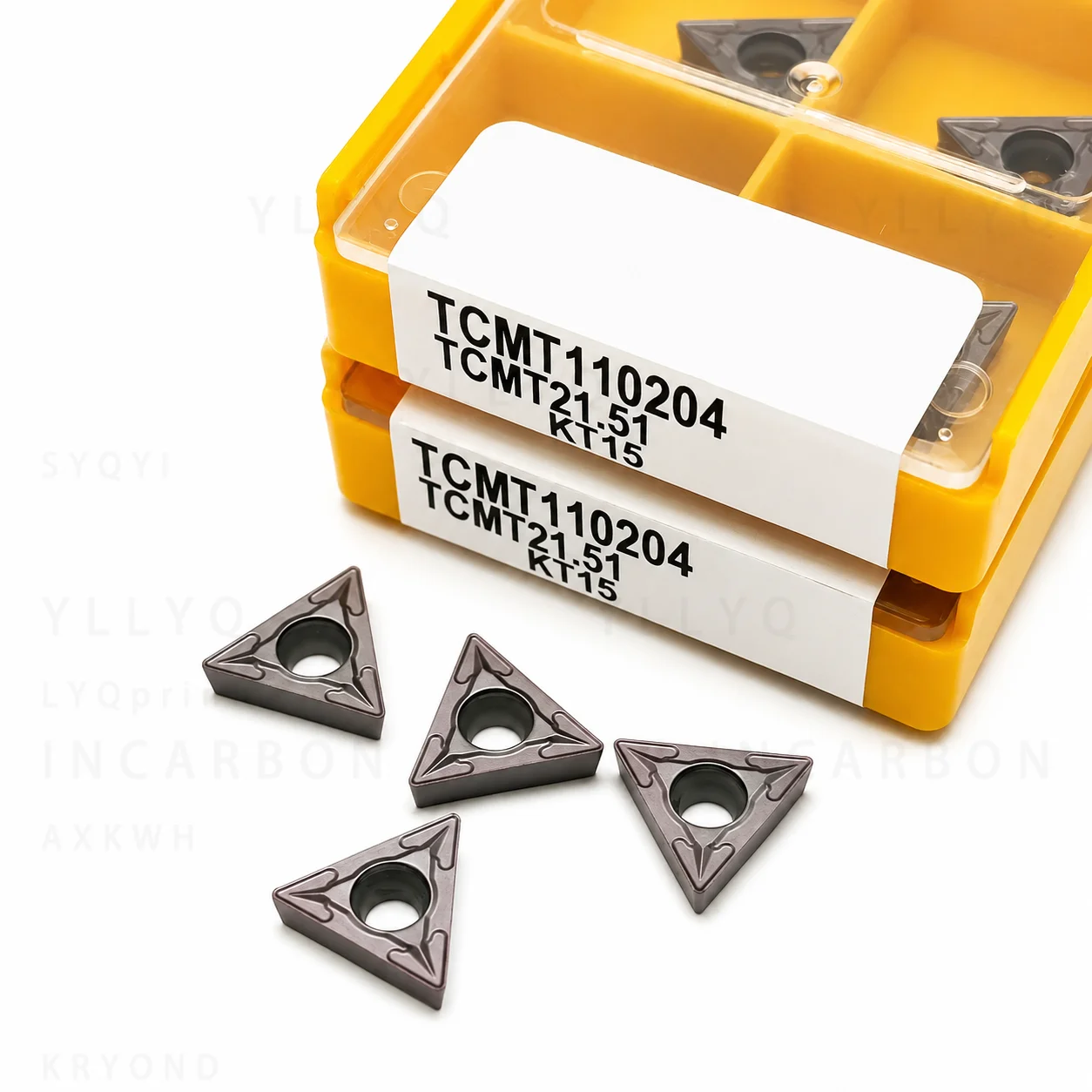 TCMT16T304 TCMT16T308 TCMT110204 Carbide Turning Inserts for CNC Lathe External Tool Holder Metal Cutting Tools