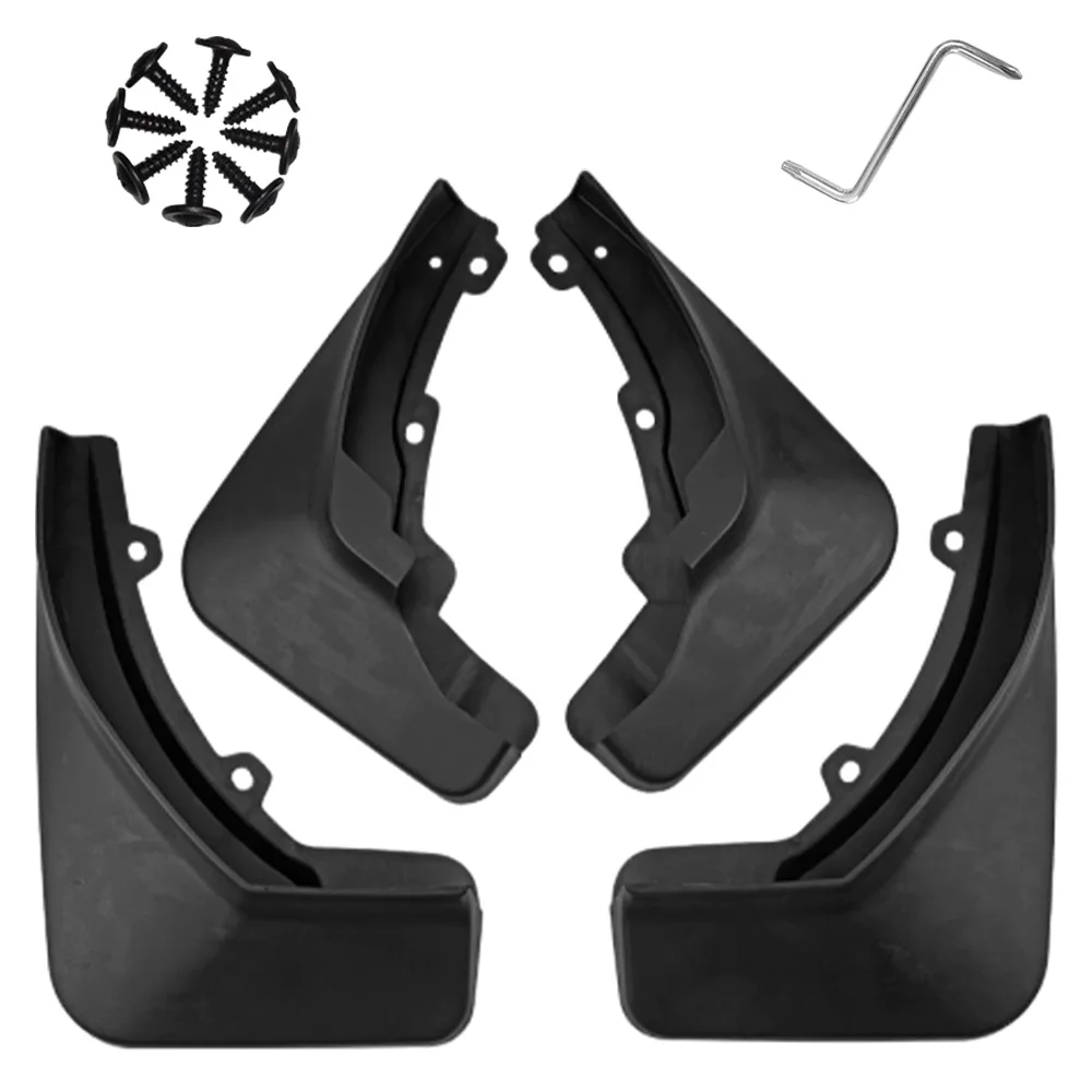 4pcs Car Front Rear Mud Flaps kit Fender Splash Mudguards Accessories For SEAT Ateca 2016 2017 2018 2019 2020 2021 2022 2023 - Image 2