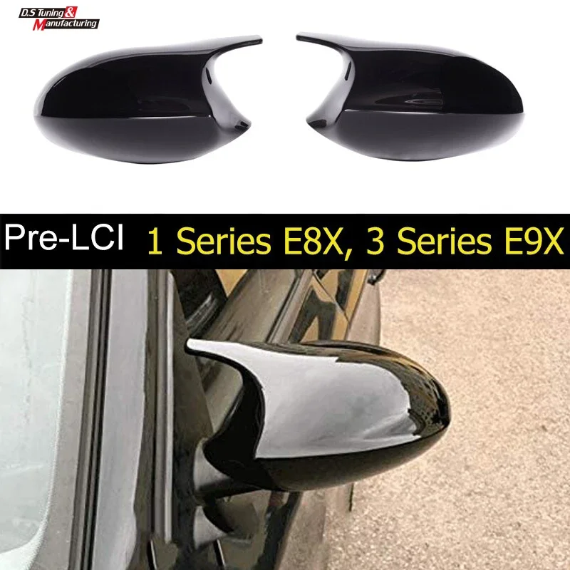 E81 E82 E87 E88 Rearview Mirror Cover Caps For BMW 3 Series Pre-LCI 05-07 E92 E93 06-09 M3 Style Side Mirror Replacement Shell