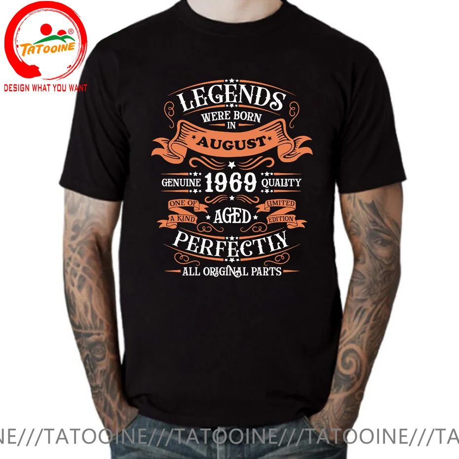 Legends Born in 1969 Aged Perfectly November September October December January Febuary March April May June July August T Shirt