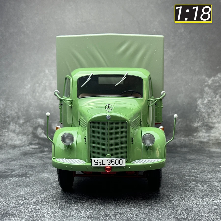 Schuco 1:18  FOR Benz L3500 Transport Truck Alloy Car Model Collection Simulation classic car Holiday gift collection