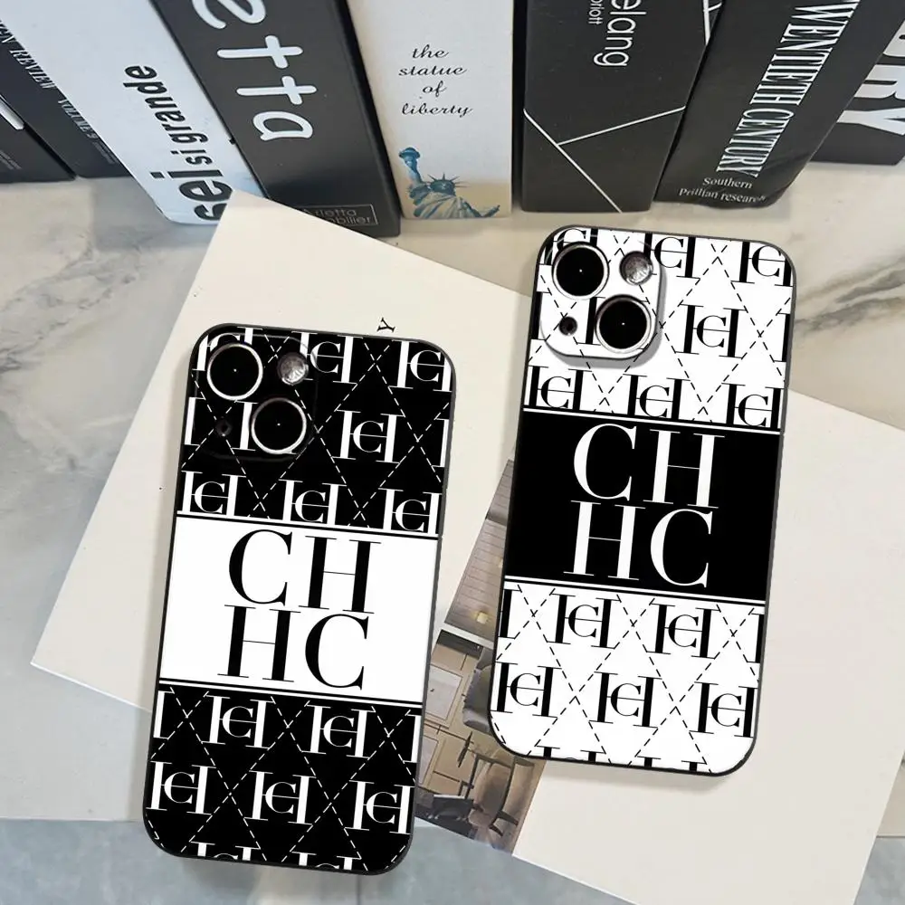 C-CarolinaS Fashion H-HerreraS Phone Case For IPhone 17 16 15 14 13 12 11 Pro Max Plus Mini Silicone view 2