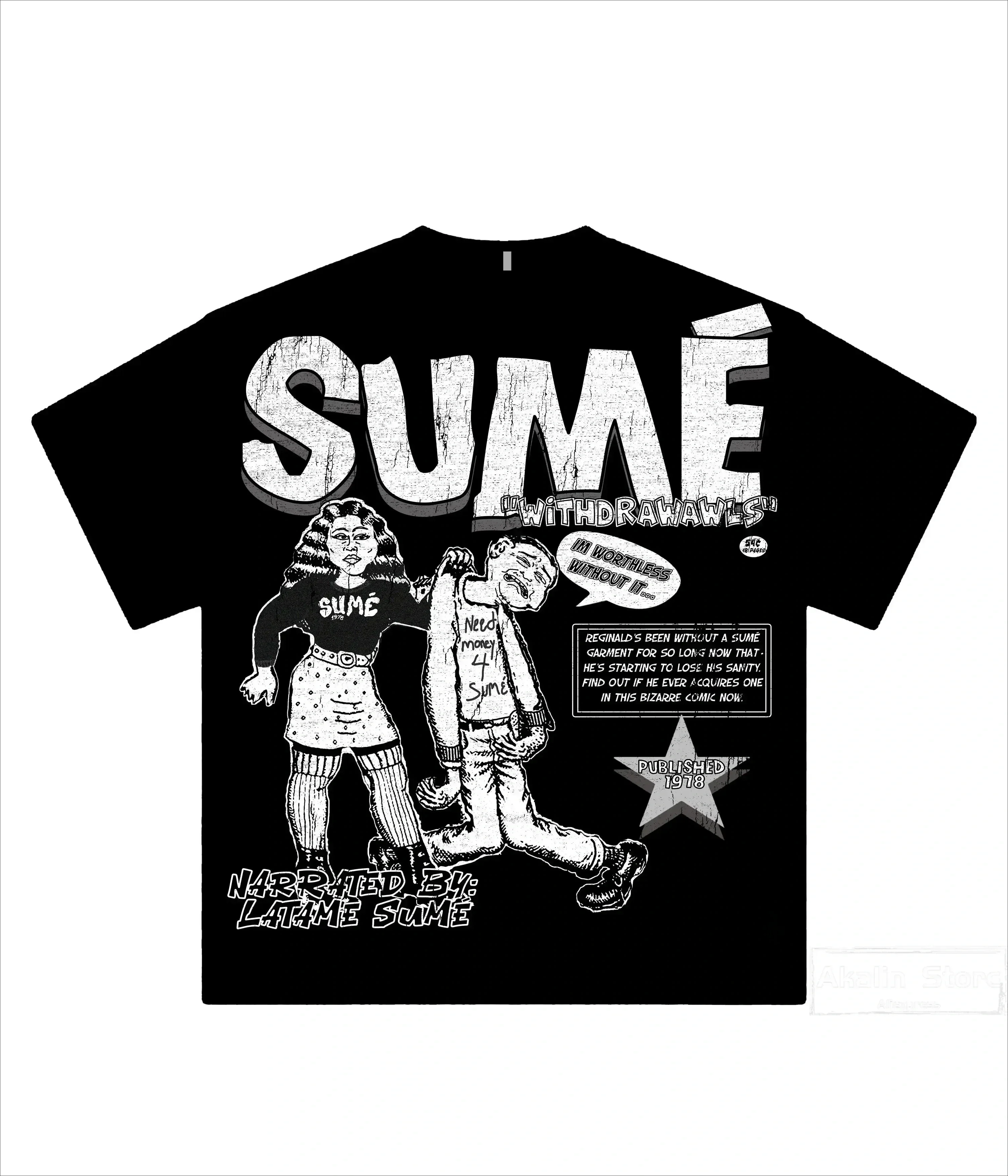2026 Vintage Money Dollar Graffiti Graphic Cotton T‑Shirt Men Loose Fit 90s Retro Hip‑Hop Urban Casual Short Sleeve Tees