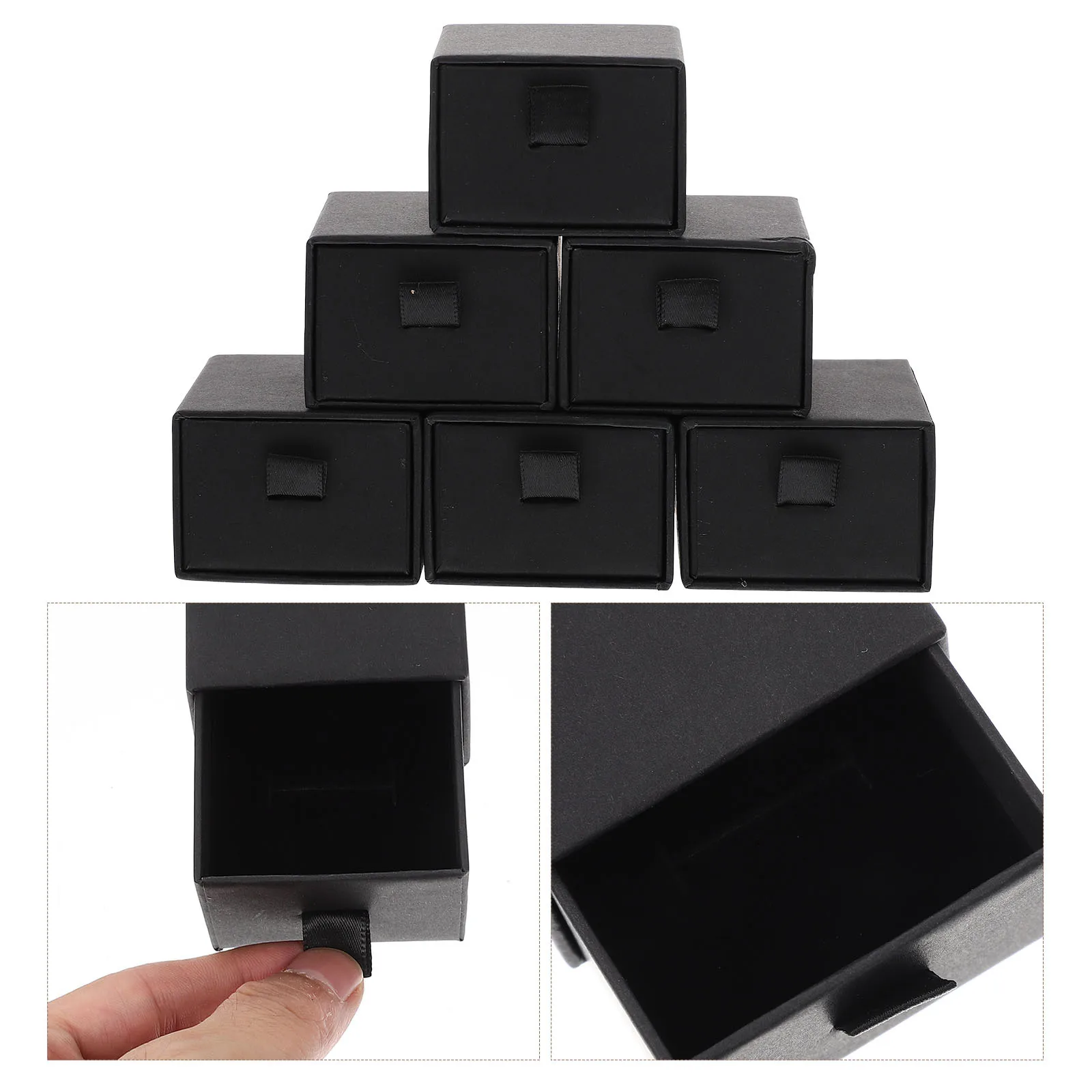 

12Pcs Jewelry Storage Boxes Portable Drawer Style Organizer Travel Case Earring Necklace Packing Jewelry Packing Box