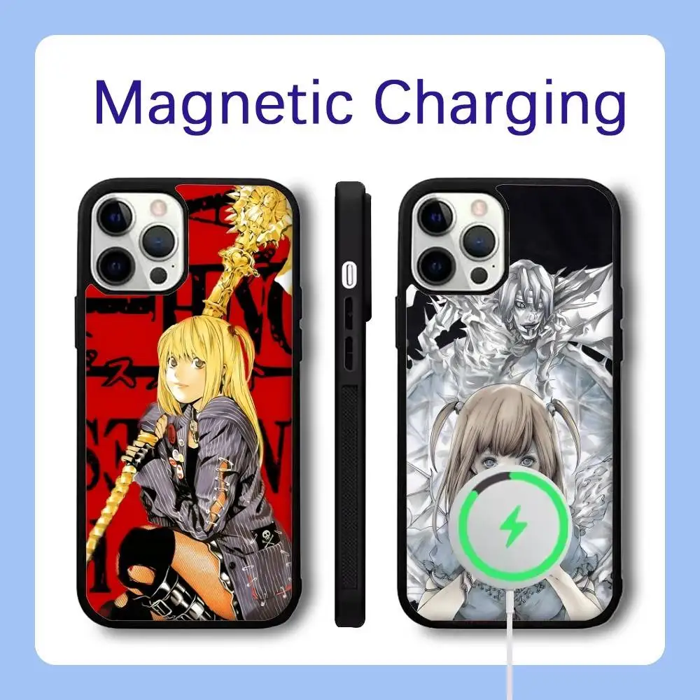 

Death Note Misa Anime Phone Case For iPhone 16,15,14,13,12,11,Pro,Max,Plus,Mini,SE Magsafe Magnetic Wireless Charging