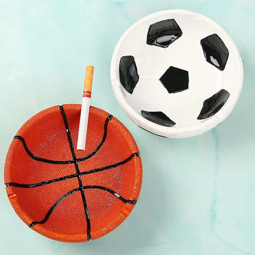 

Basketball Ashtray Resin Ashtray Desktop Ash Tank Ash Container Desktop Ornament