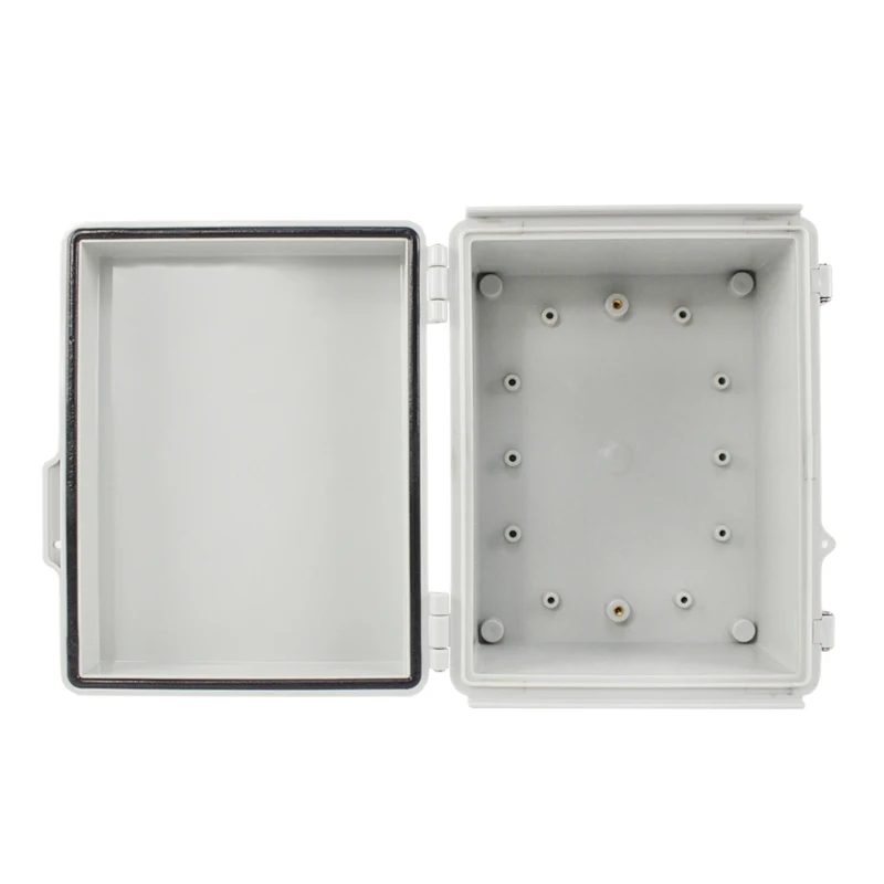 Waterproof Transparent Enclosure Box Stainless Steel Latch Plastic Junction box Metal Buckle Clear Cover ABS Distribution Box
