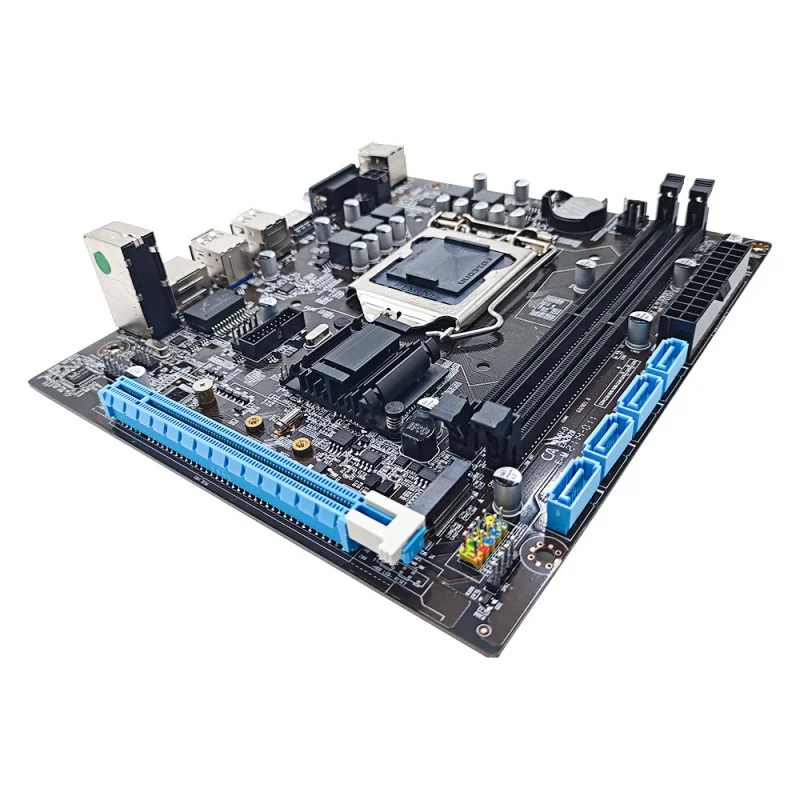 H110 DDR4 Desktop Motherboard, 1151 Socket, Compatible with 6th, 7th, 8th Gen I3 I5 I7, Graphics Card Assembly PC