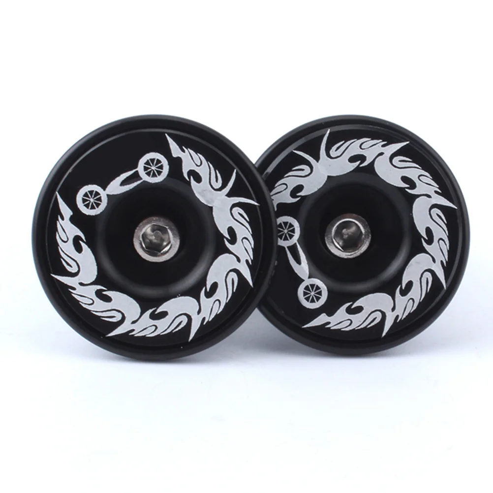 

Aluminum Alloy Bike Handlebar End Plugs Lightweight Durable Wear Resistant Universal Fit For Mountain Road Folding Fixed
