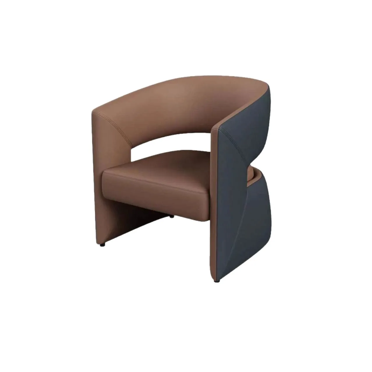 Business Reception Office Sofa Table and Chair Combination Nordic Style Rest Area Card Seat Sofa Cafe Single Sofa Chair
