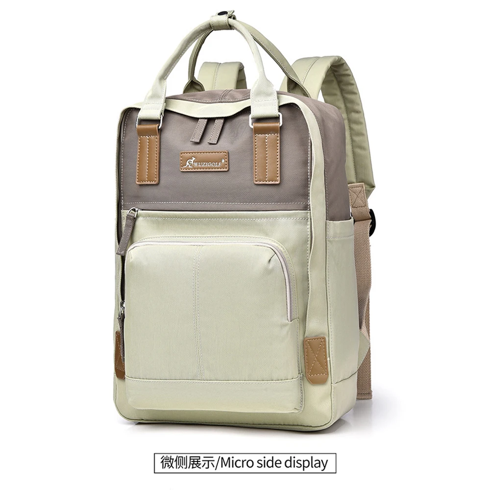 Backpack Waterproof Student Leisure Travel Backpack Computer Bag Backpack Arctic PU Large Capacity School Bags for Students