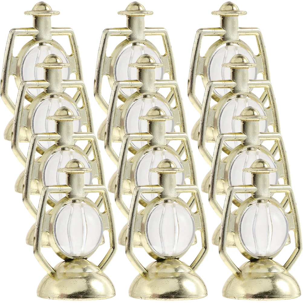 

30Pcs Vintage Oil Lamp Christmas Tree Hanging Ornaments Xmas Pendant Decoration Party Supplies Home Festival Decoration
