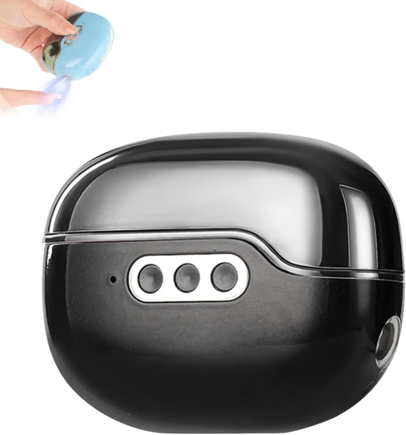 

Electric Nail Clipper, 3 Speed for Seniors & Adults, Baby Trimmer with Light & Storage, USB Rechargeable (Black)