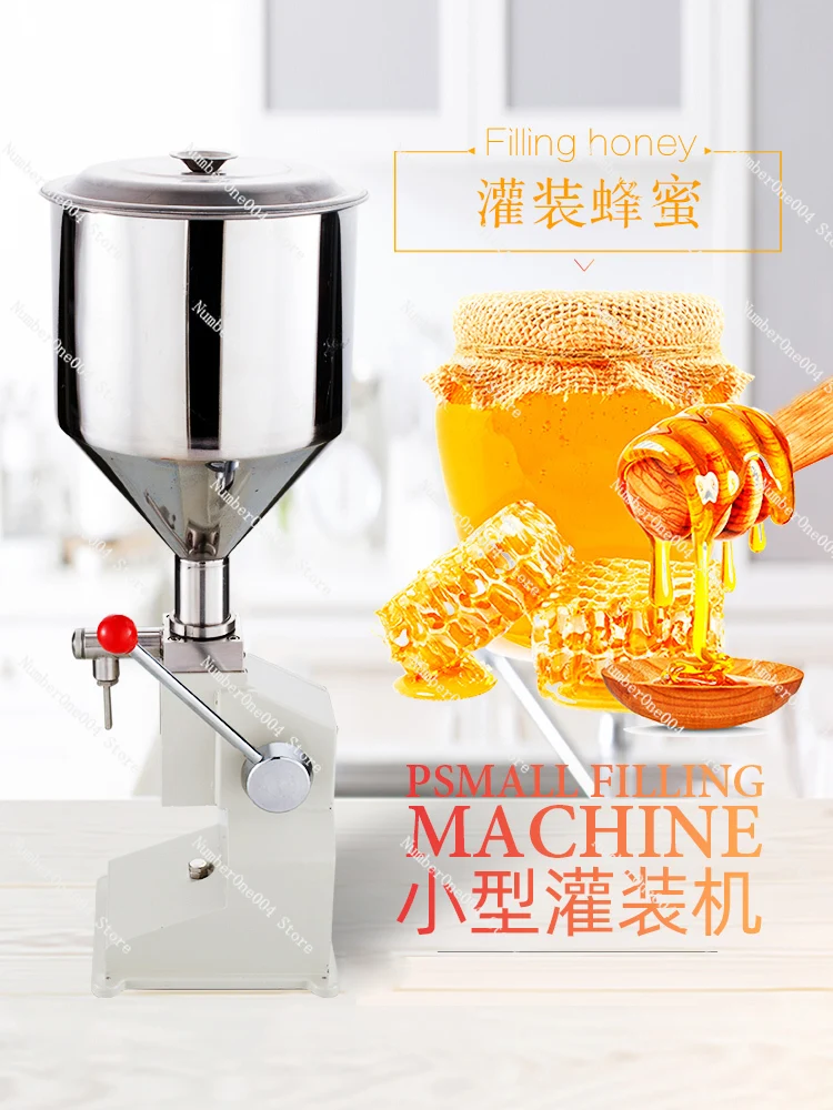 A03 Small Manual Hand Pressure Filling Machine Paste Honey Canning Machine Quantitative Liquid Manual Filling