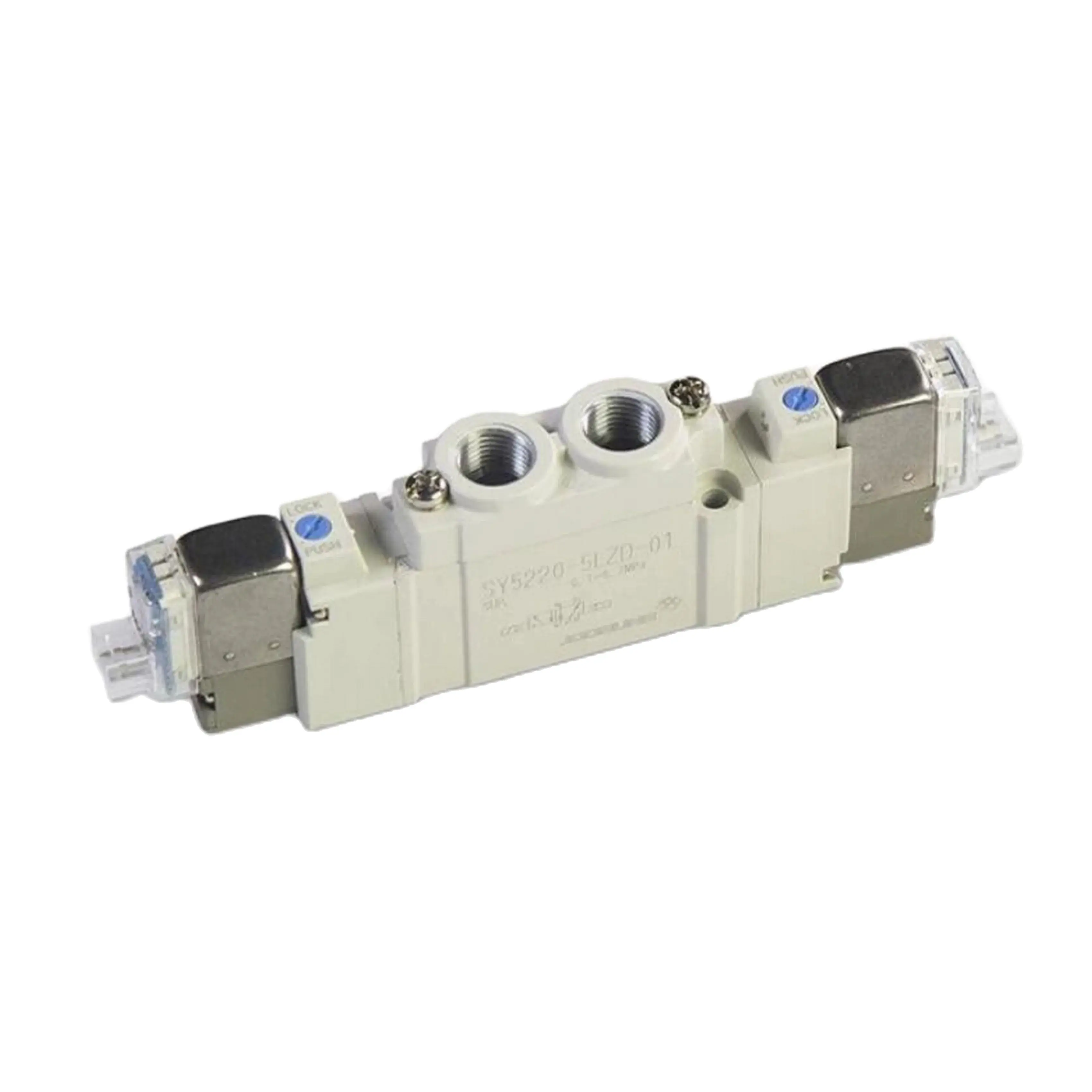

SMC SY5220-5LZD-C6 Solenoid Valve One-Touch Fitting Port Size ø6 DC24V 2 Position Double